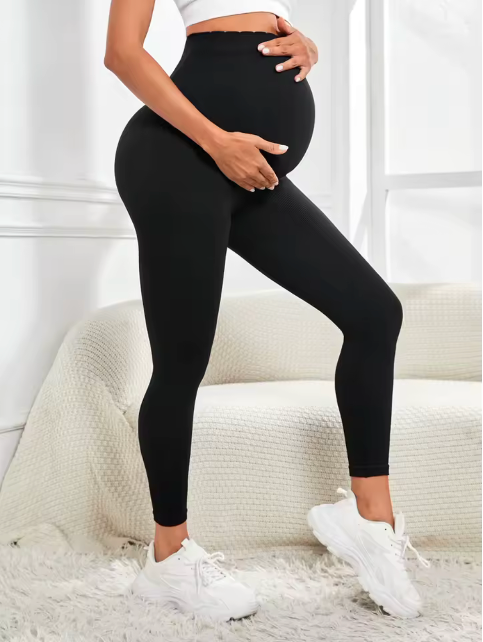 Leggings yoga per donne in gravidanza - Fluffy Mamy