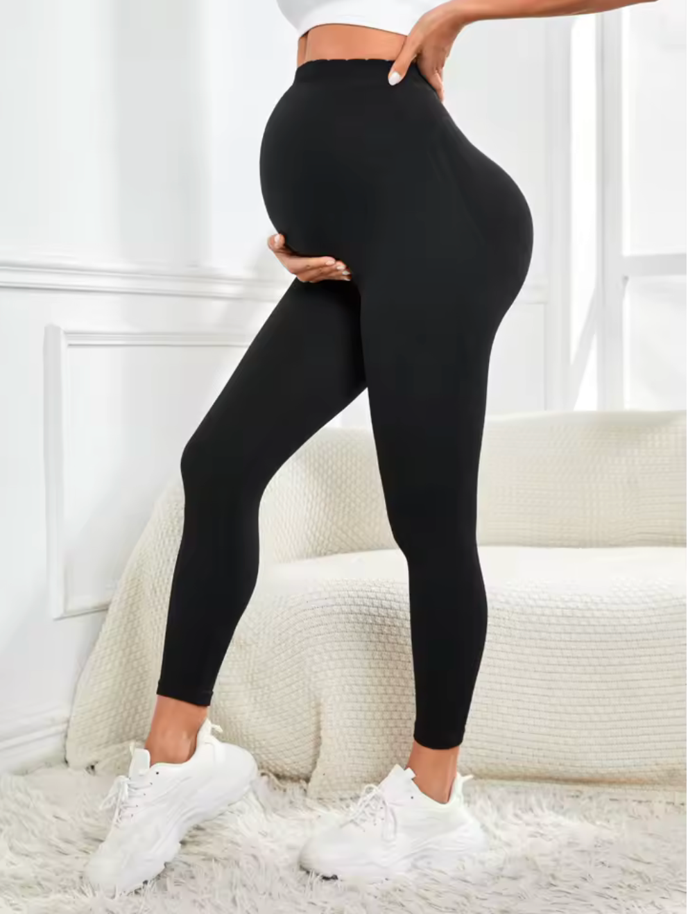 Leggings yoga per donne in gravidanza - Fluffy Mamy